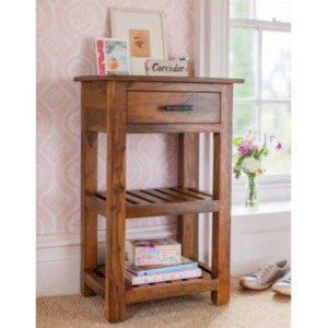 Side table Rami 50x80x35 made of Indian solid sheesham wood
