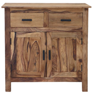 Rami Chest of drawers 90x90x45 made of Indian solid sheesham wood