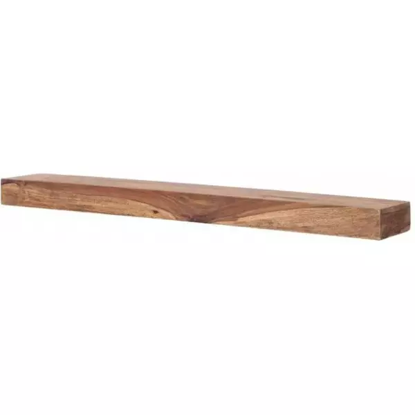 Tara Wall shelf 50x22 made of Indian solid sheesham wood - Image 5