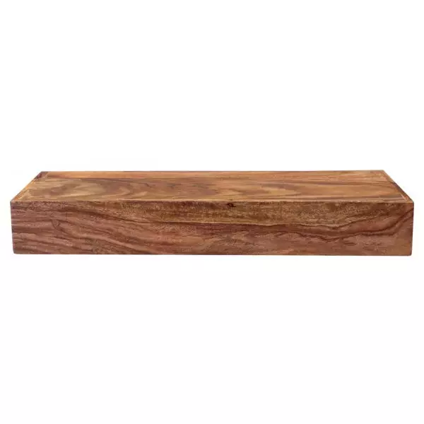 Tara Wall shelf 50x22 made of Indian solid sheesham wood - Image 3