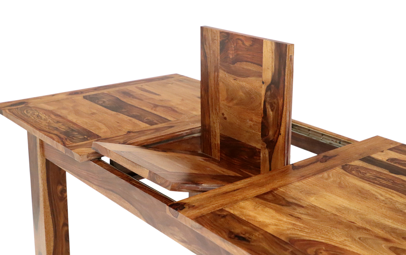 Amba Extendable table 140/180x90 made of Indian solid rosewood - Image 3