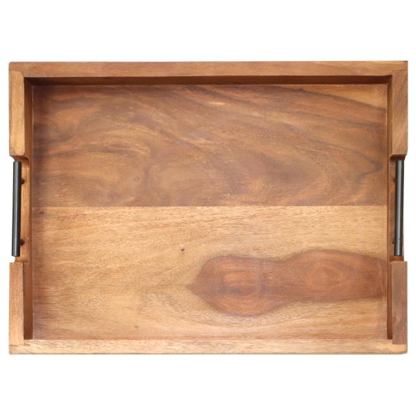 Tray 40x5x30 made of solid Indian rosewood - Image 3
