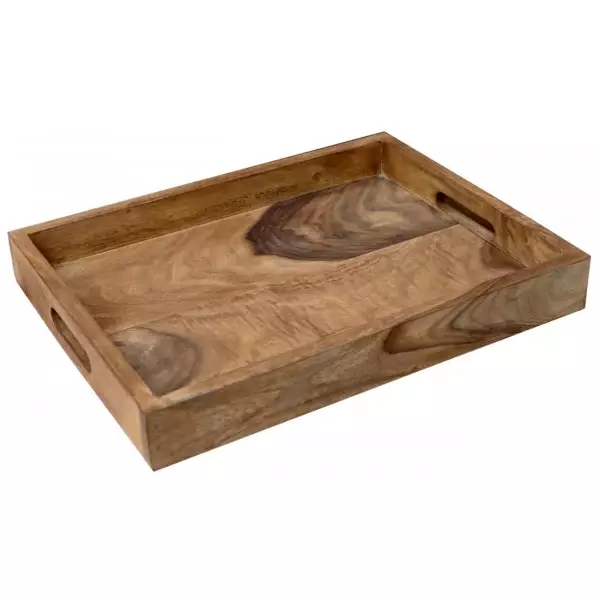 Tray 40x5x35 made of solid Indian rosewood - Image 2