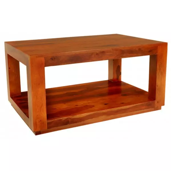 Tara coffee table 90x45x60 made of solid Indian rosewood - Image 2
