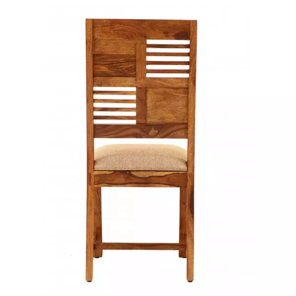 Tara chair with padded seat made of solid Indian rosewood - Image 4