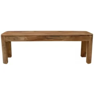 TINA Solid  Sheesham Wood Bench / Lavice | 140 × 40 × 45 cm | Natural  Finish | Elegant Seating Bench