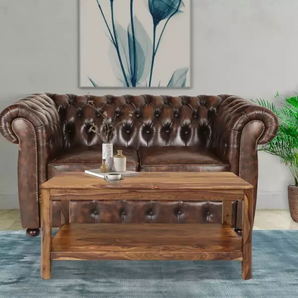 Tina Coffee Table 110x50x60 Solid Rosewood - Image 4