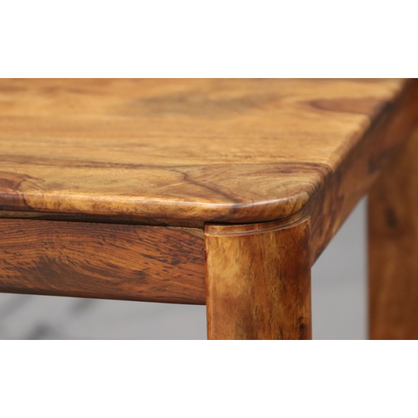 TINA Solid Sheesham Wood Bench / Lavice | 140 × 40 × 45 cm | Natural Finish | Elegant Seating Bench - Image 4