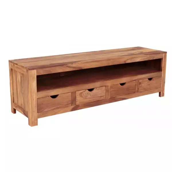 TV cabinet Amba 160x50x45 made of solid Indian rosewood - Image 2