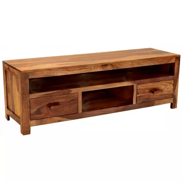 TV cabinet Kali 150x50x45 made of solid Indian rosewood - Image 2
