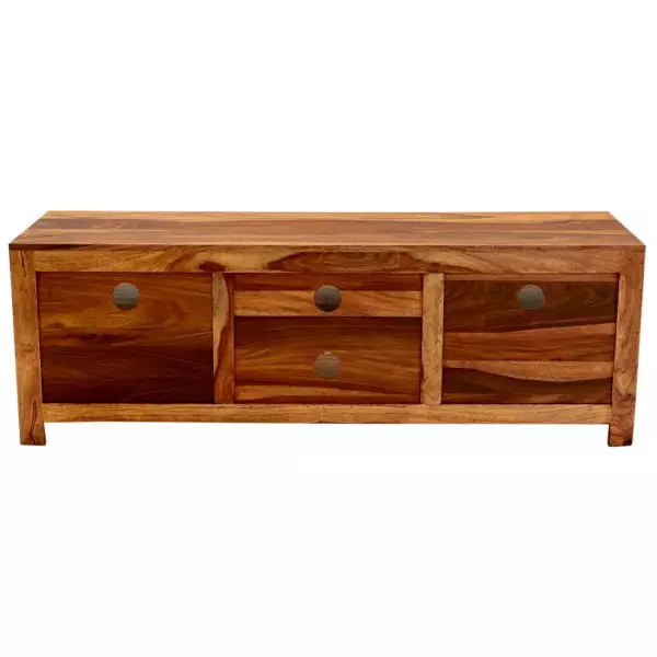TV cabinet Kali 150x50x45 made of solid Indian rosewood - Image 4