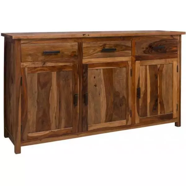 Rami Chest of drawers 160x90x45 made of solid Indian rosewood - Image 2
