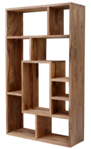 Rami bookcase 90x150x30 made of Indian solid rosewood