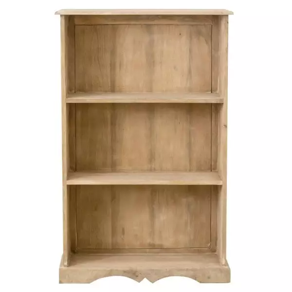 Sita bookcase 90x115x35 made of Indian mango - Image 3