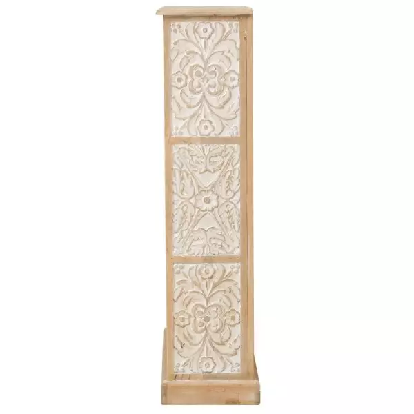 Sita bookcase 90x115x35 made of Indian mango - Image 4