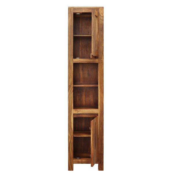 Gani bathroom cabinet 40x190x35 made of solid Indian sheesham wood - Image 2