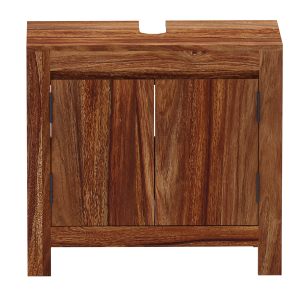 Gani washbasin cabinet 65x60x35 made of solid Indian sheesham wood - Image 2
