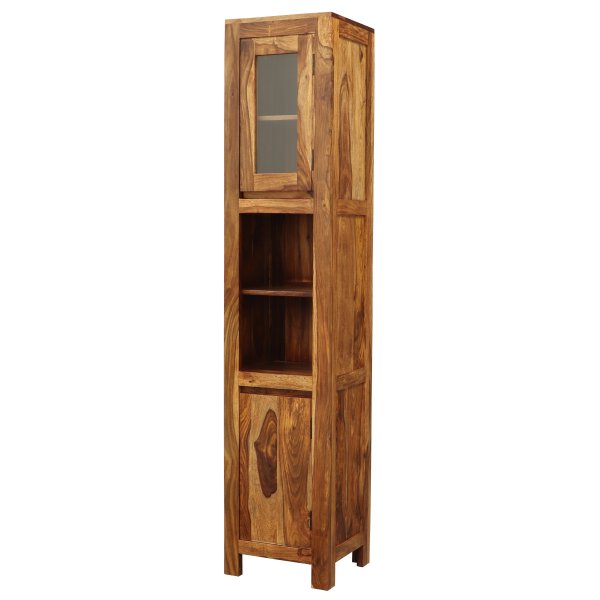 Gani bathroom cabinet 40x190x35 made of solid Indian sheesham wood - Image 4