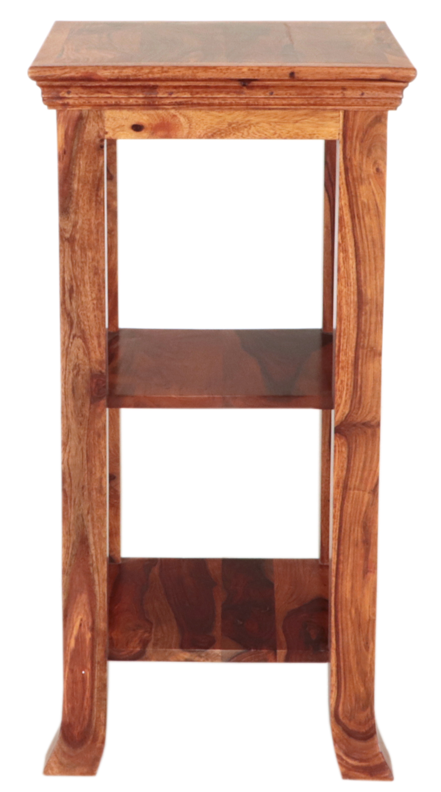 KALI Solid Sheesham Wood Side Table / Occasional Table | 40 × 80 × 40 cm |Natural Finish | Elegant Indian Accent Table