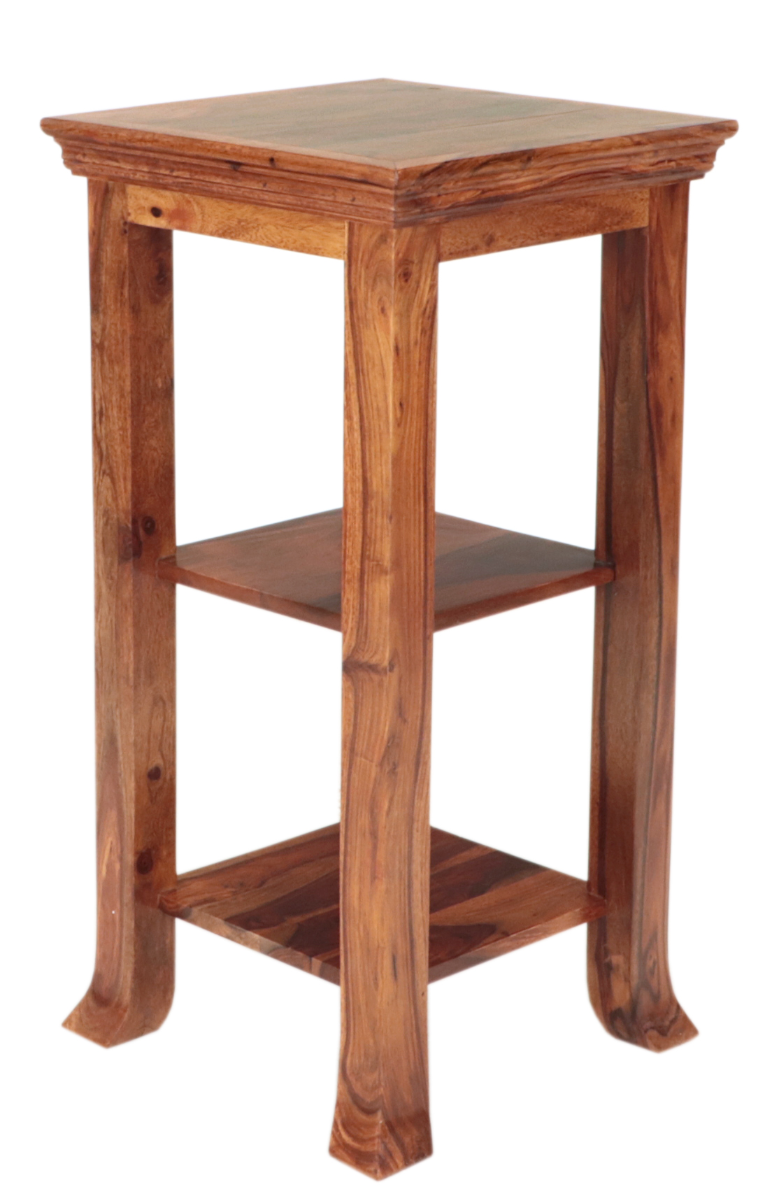 KALI Solid Sheesham Wood Side Table / Occasional Table | 40 × 80 × 40 cm |Natural Finish | Elegant Indian Accent Table - Image 2