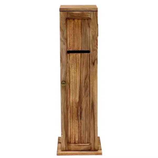 NELA Toilet paper cabinet 20x80x20 made of Indian solid sheesham wood