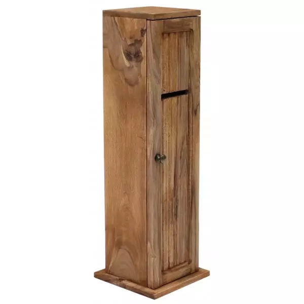NELA Toilet paper cabinet 20x80x20 made of Indian solid sheesham wood - Image 2