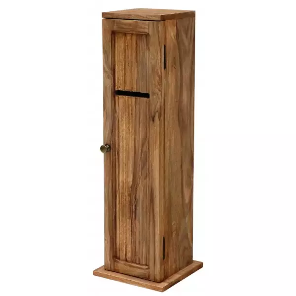 NELA Toilet paper cabinet 20x80x20 made of Indian solid sheesham wood - Image 3