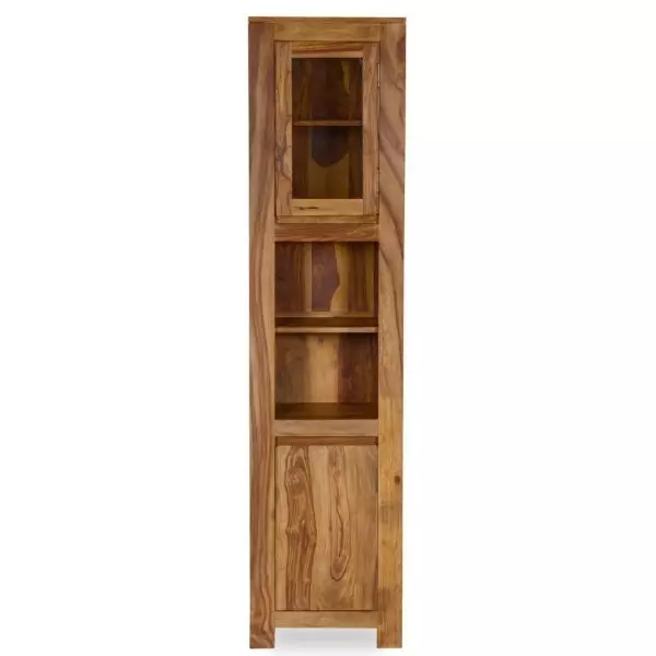 Gani bathroom cabinet 40x190x35 made of solid Indian sheesham wood