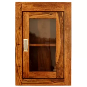 Nela Wall cabinet for bathroom 40x60x15 made of Indian solid sheesham wood