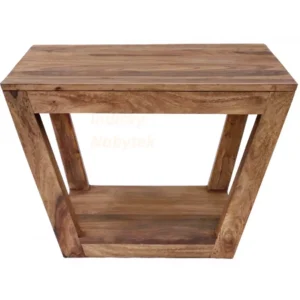RAMI 110×45×60 Solid Sheesham Wood Coffee / Centre Table – Compact & Robust Solid-Wood Living Room Table,Natural Finish